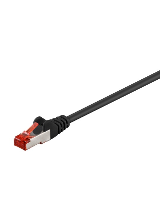 Goobay 1,5m CAT 6 Patchkabel, S/FTP (PiMF), schwarz