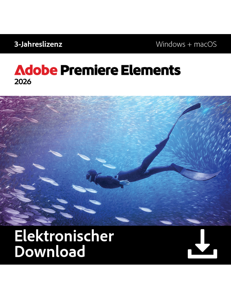 Adobe Premiere Elements 2026| 3 Jahre