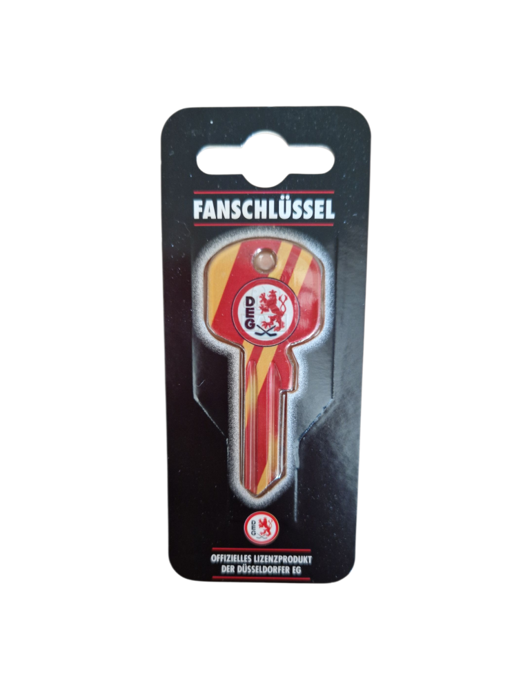 Fanschlüssel DEG – Offizieller Schlüsselanhänger im Vereinsdesign