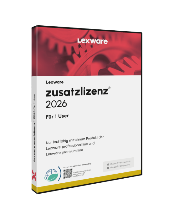Lexware zusatzlizenz 2026 für 1 User - Abo