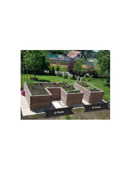 R-Form Hochbeet – Platzsparend & ergonomisch für kreative Gartenideen | Shopvola.de