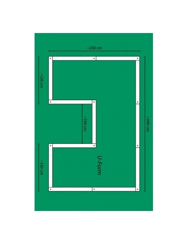 U1-Form Hochbeet – Extra groß & langlebig für Gartenprofis | Shopvola.de 2