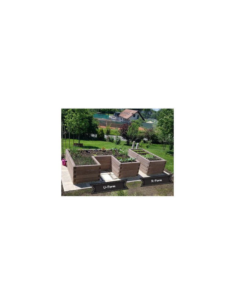 U1-Form Hochbeet – Extra groß & langlebig für Gartenprofis | Shopvola.de