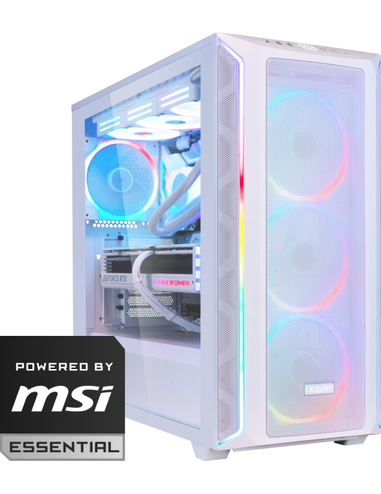 High End Gaming PC White Edition IN116