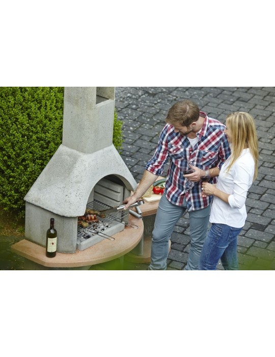 Gartengrillkamin Carmen mit Tisch – Buschbeck | ShopVola