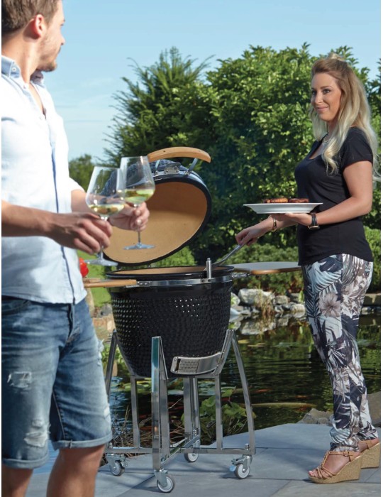 Kamado Set 8‑tlg. – Keramikgrill mit Zubehör | ShopVola