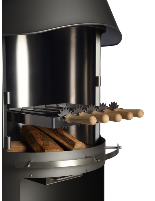 Grillspieße Sydney – Edelstahl‑Spießset für Grillkamin | ShopVola