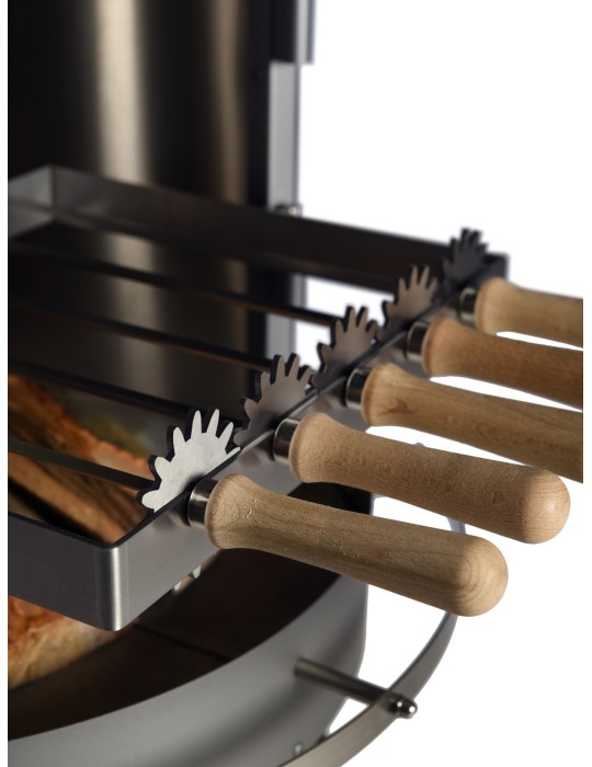 Grillspieße Sydney – Edelstahl‑Spießset für Grillkamin | ShopVola