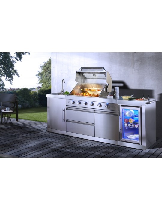 Outdoorküche Oxford – Edelstahl Outdoor‑Küche mit Grill | ShopVola