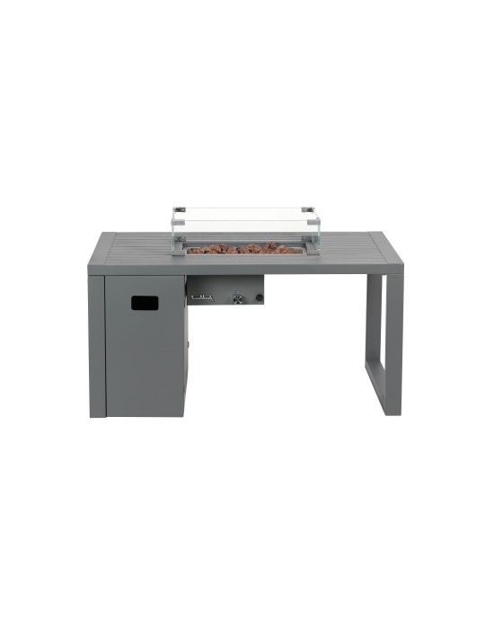 Loungetisch Lagos – Gas‑Feuertisch aus Stahl | ShopVola