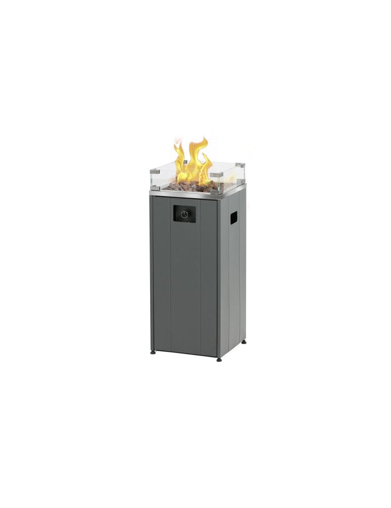 Loungefeuer Malta grau – Outdoor‑Gaskamin | ShopVola