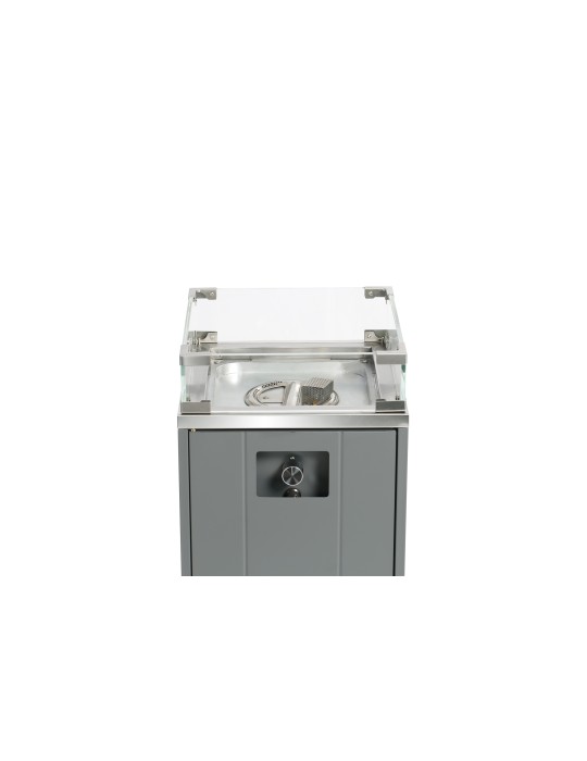 Loungefeuer Malta grau – Outdoor‑Gaskamin | ShopVola