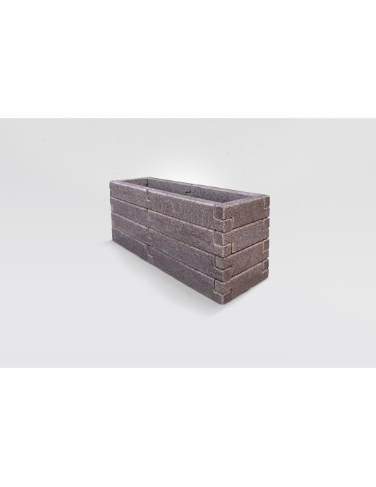 Schmales R-Form Länge 350 cm Hochbeet (S2)