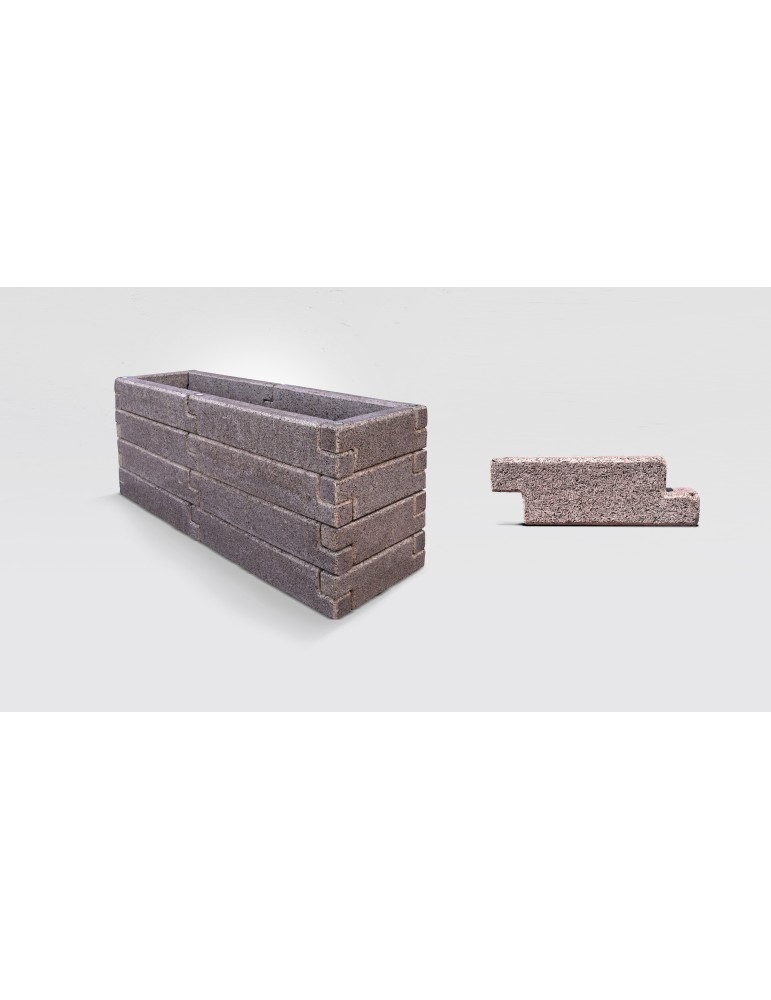 Schmales R-Form Länge 230 cm Hochbeet (S1)
