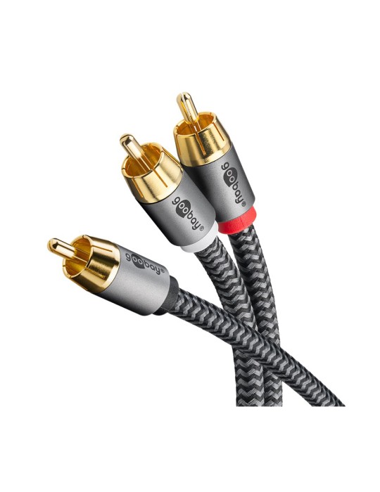 Goobay Plus Cinch Y-Kabel, 3.0 m