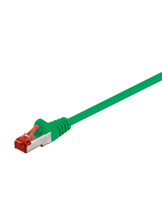 Goobay 3m CAT 6 Patchkabel, S/FTP (PiMF), Grün
