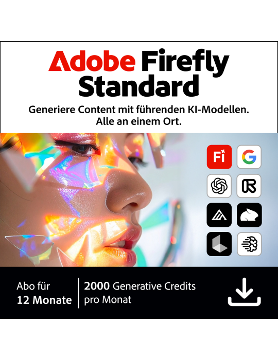 Adobe Firefly Standard | 1 Jahr