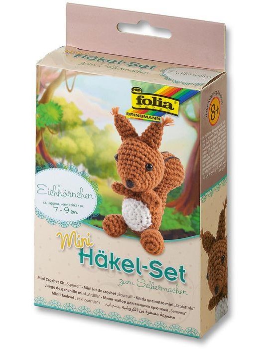 Mini-Häkelset Eichhörnchen