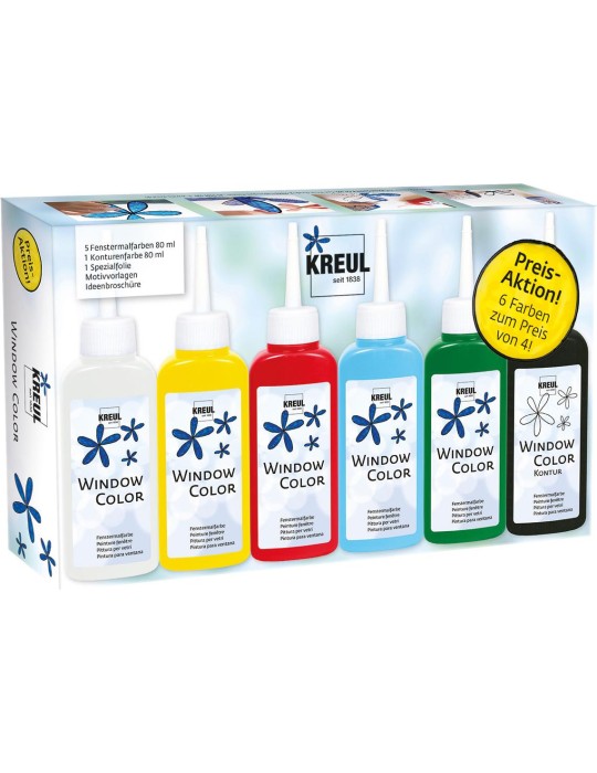 Window Color Glas Design Aktions-Set