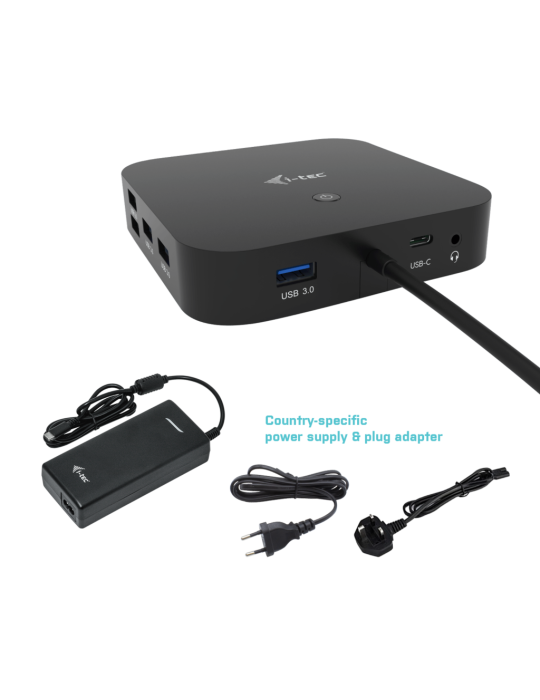 i-tec USB-C HDMI DP Docking Station mit 100W PD