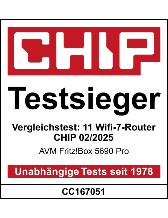 FRITZ!Box 5690 Pro (Wi-Fi 7 Premium DSL- und Glasfaser-Router mit Triband (Kraftpaket Home Server)