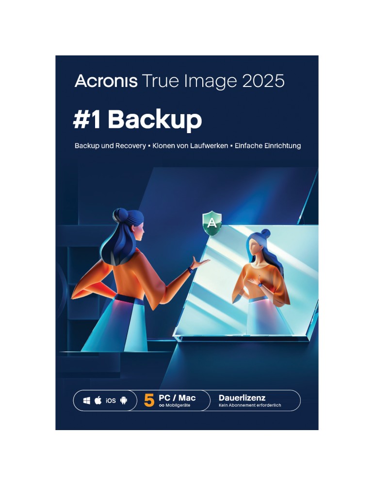 Acronis True Image 2025 [5 Geräte - Dauerlizenz]