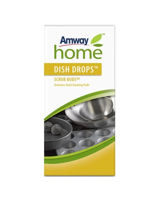 DISH DROPS™ SCRUB BUDS™ – Edelstahl‑Reinigungsschwämme