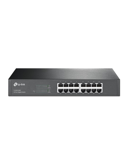 TP-Link TL-SG1016D Unmanaged Switch 16-Port, Unmanaged, 16x Gigabit RJ45