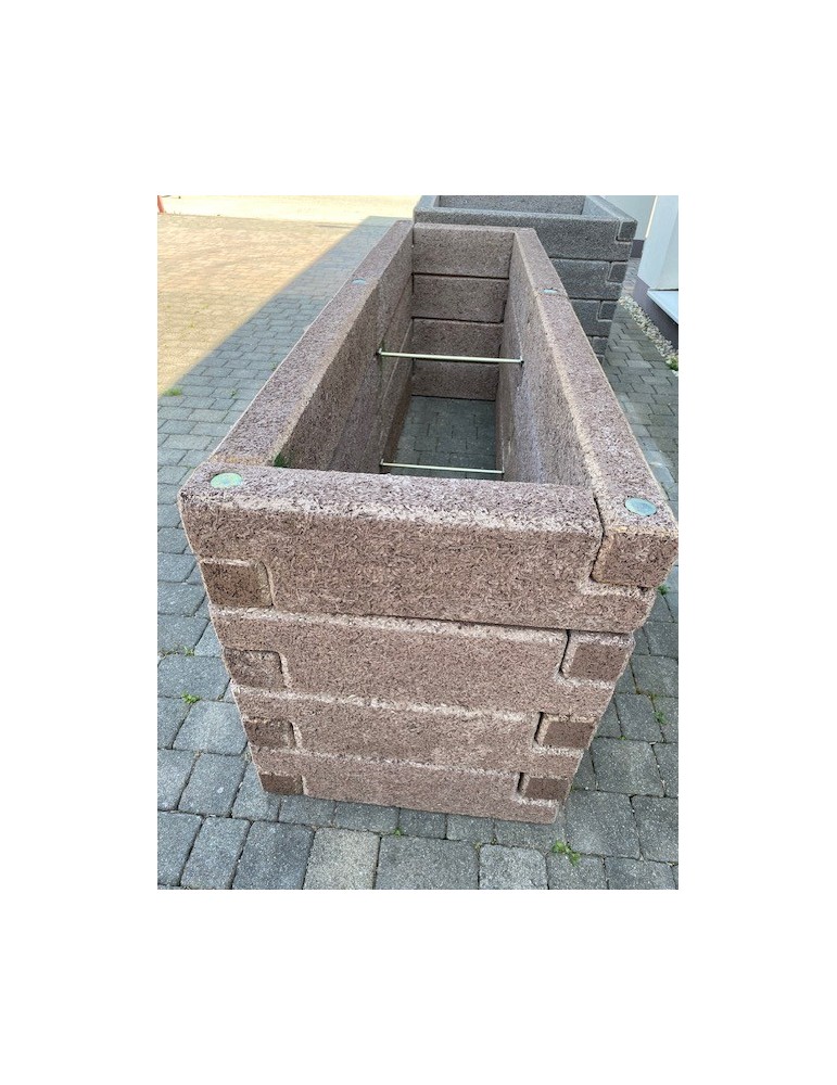 Schmales R-Form Länge 230 cm Hochbeet (S1)