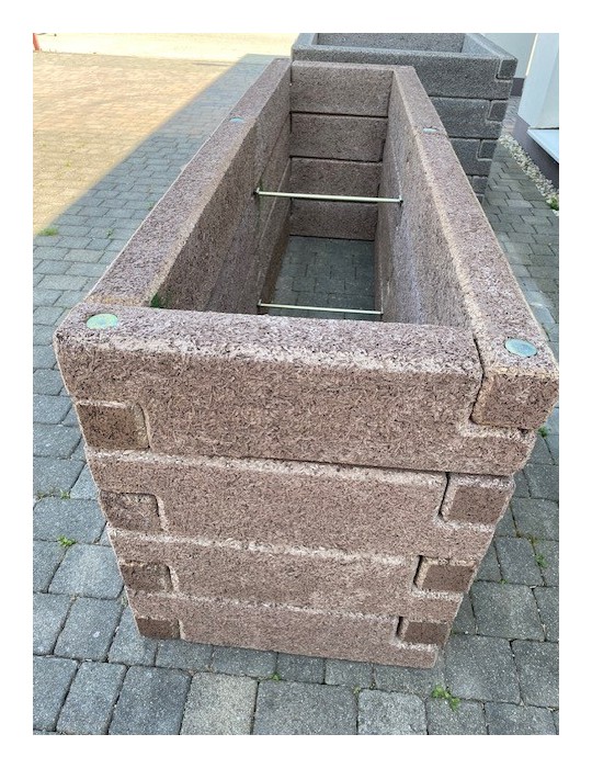 Schmales R-Form Länge 230 cm Hochbeet (S1)