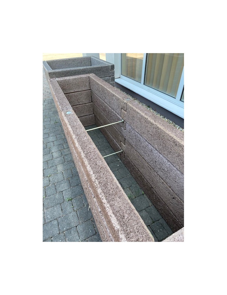 Schmales R-Form Länge 350 cm Hochbeet (S2)