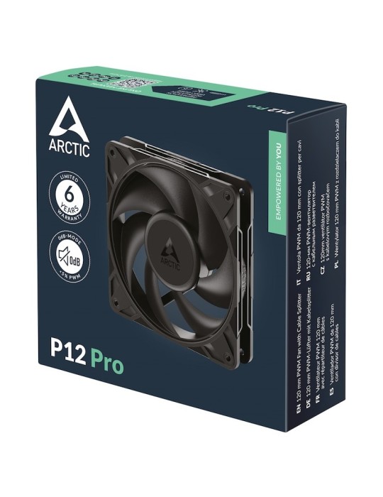 ARCTIC P12 PRO schwarz | Gehäuselüfter