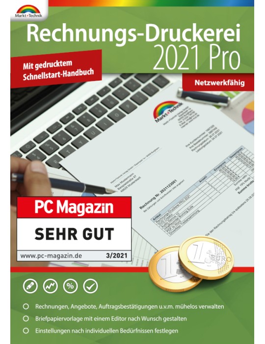 Markt+Technik Rechnungs-Druckerei 2021 PRO