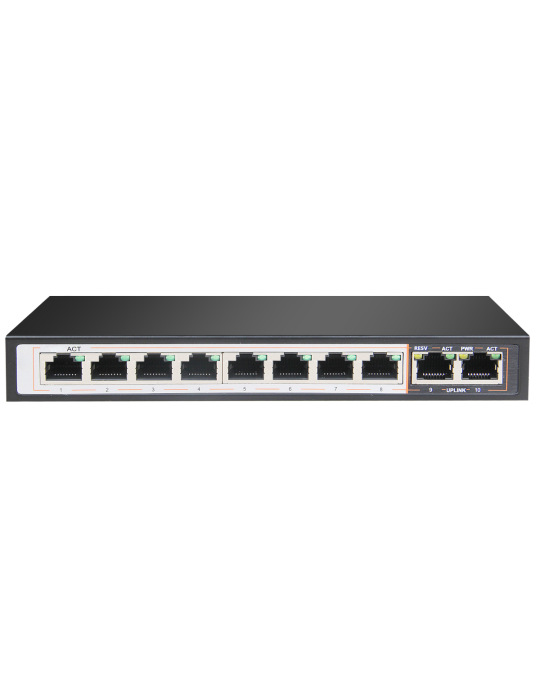 Lupus Electronics LUPUSNET 10 Kanal PoE Switch