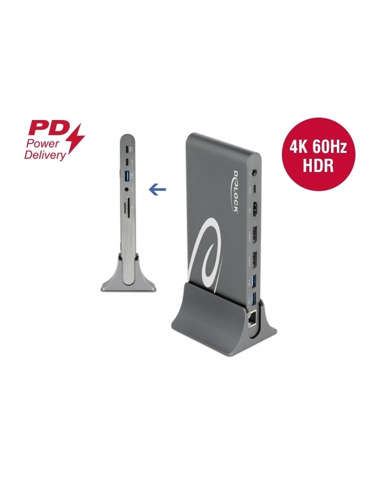 Delock USB Type-C™ DP 1.4 Dockingstation Triple 4K Display
