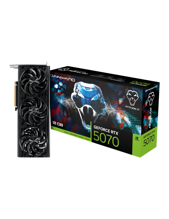 Gainward GeForce RTX 5070 Python III - 12GB GDDR7, HDMI, 3x DP
