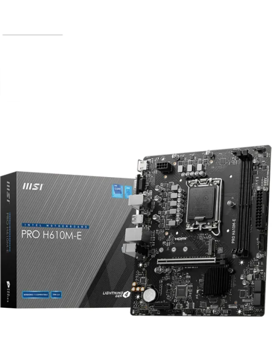 MSI PRO H610M-E Mainboard